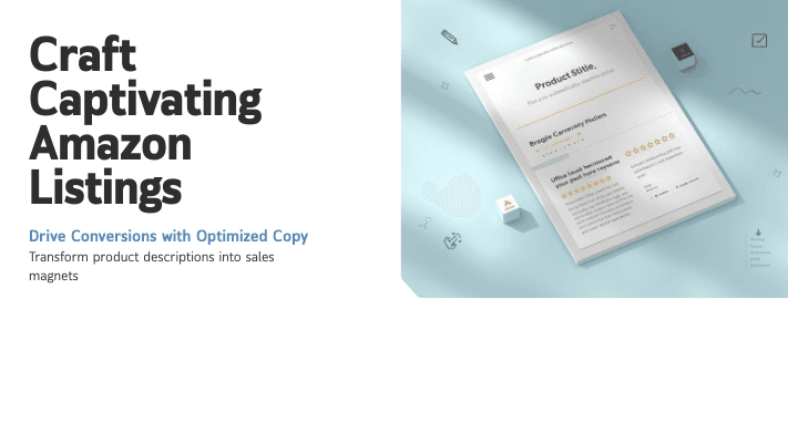 Listing writing for Amazon